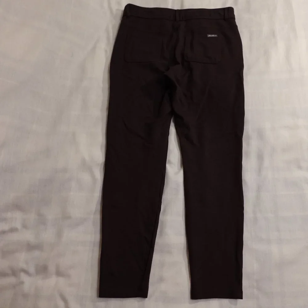 Eddie Bauer ponte high rise utility‎ leggings women's large brown